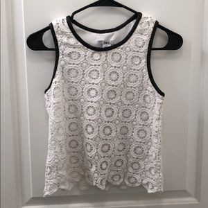 Floral print sleeveless top